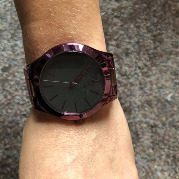 Michael Kors Slim Runway Lavendar Watch